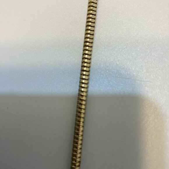Goldtone Snakechain Spring Shades Necklace - Picture 5 of 9